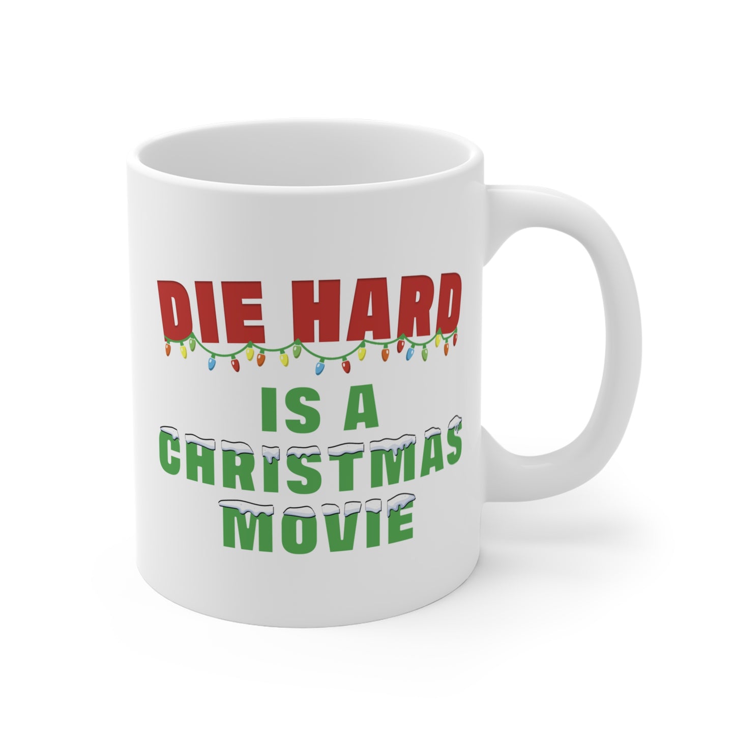 Die Hard Christmas White Mug