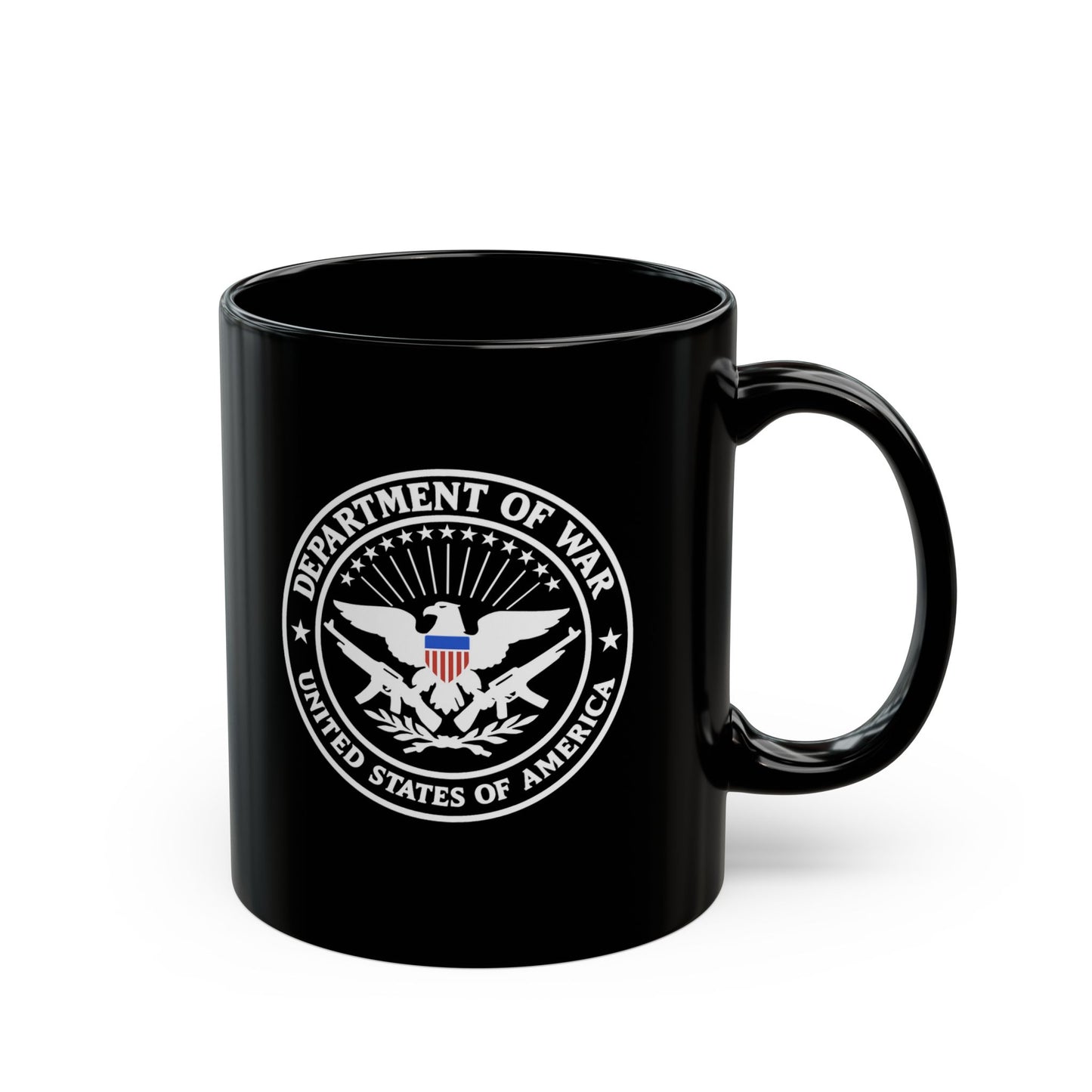 Department of War Black Mug