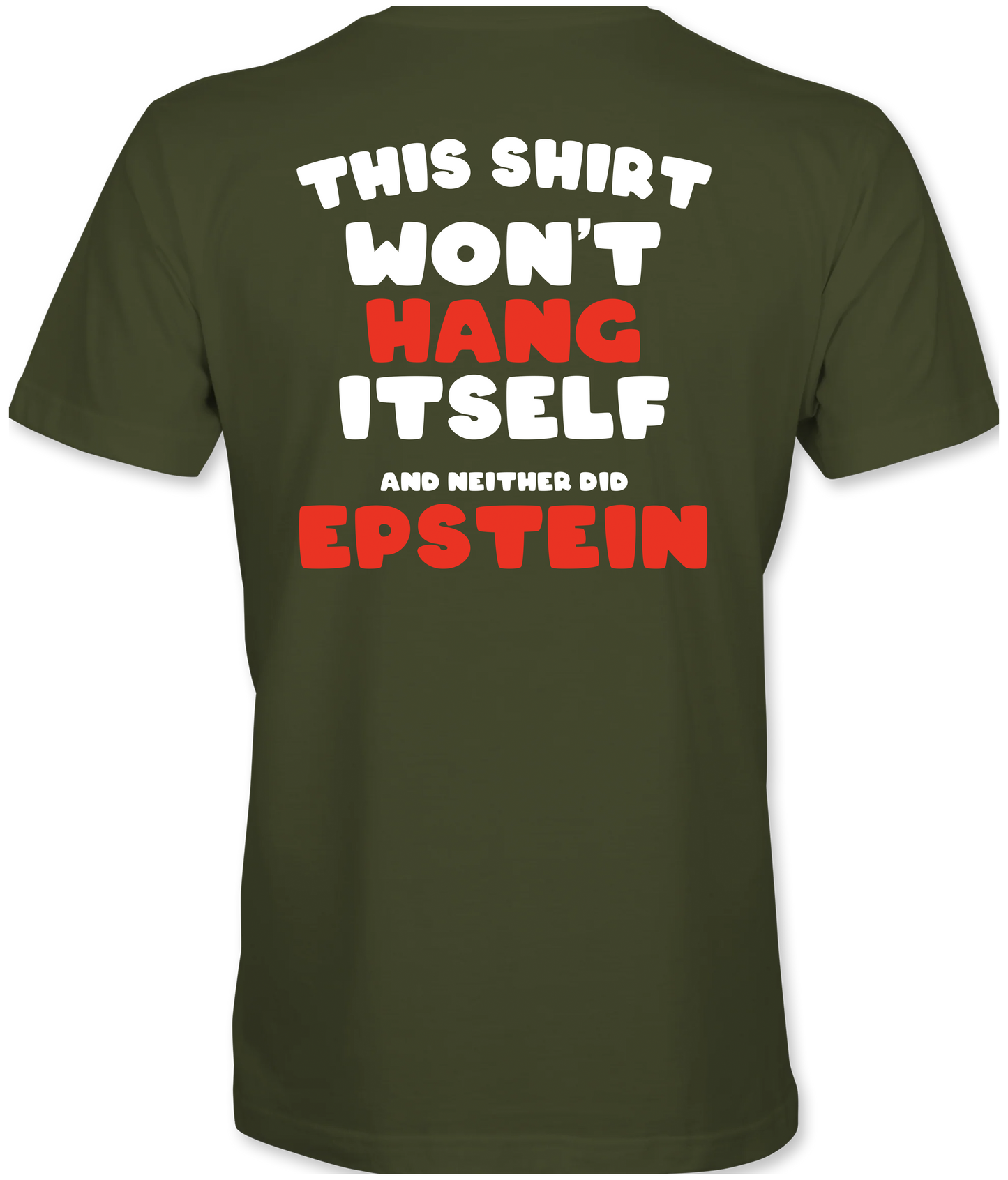 This Shirt Won't Hang Itself and Neither Did Epstein