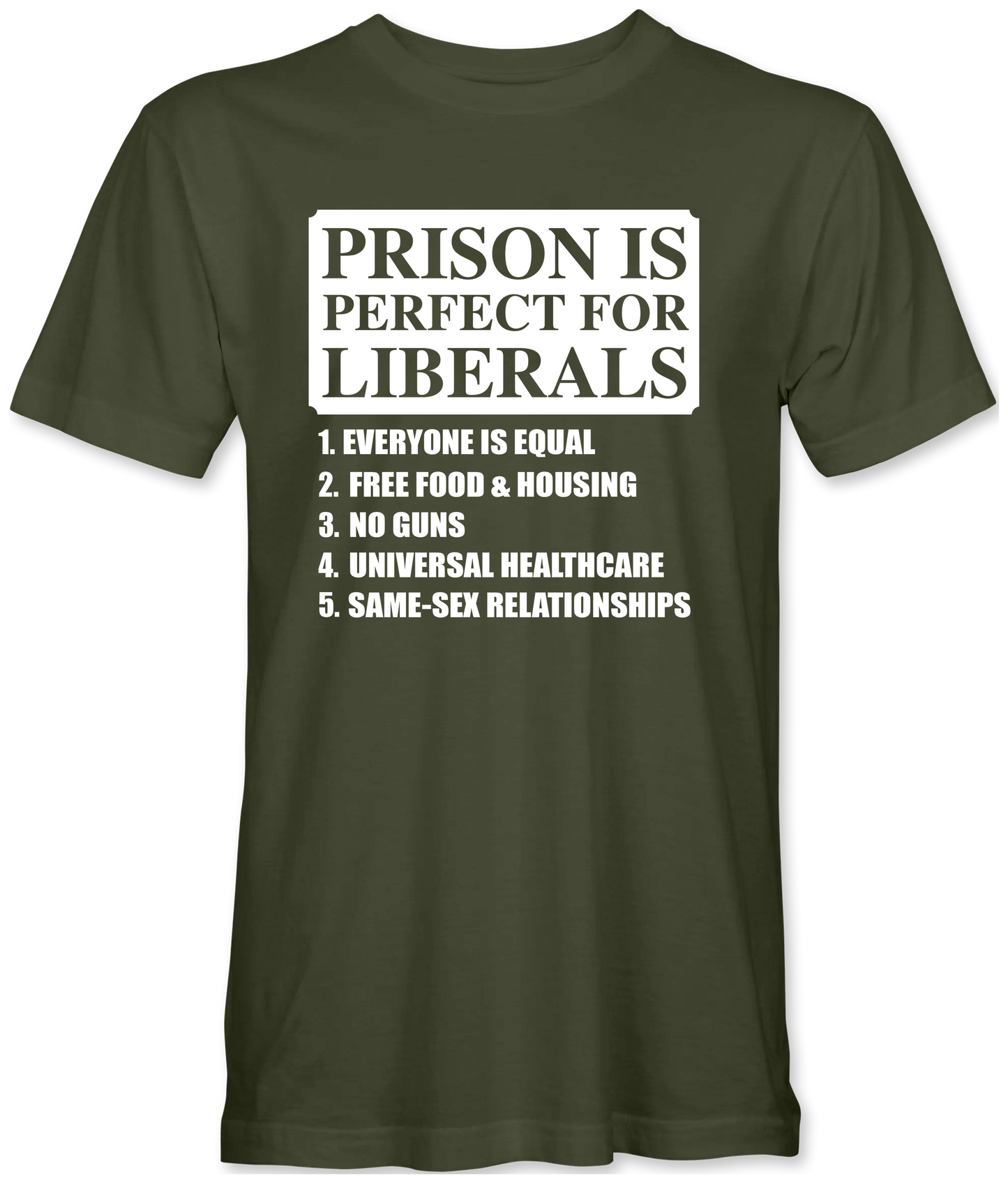 Prison is Perfect for Liberals T-Shirt