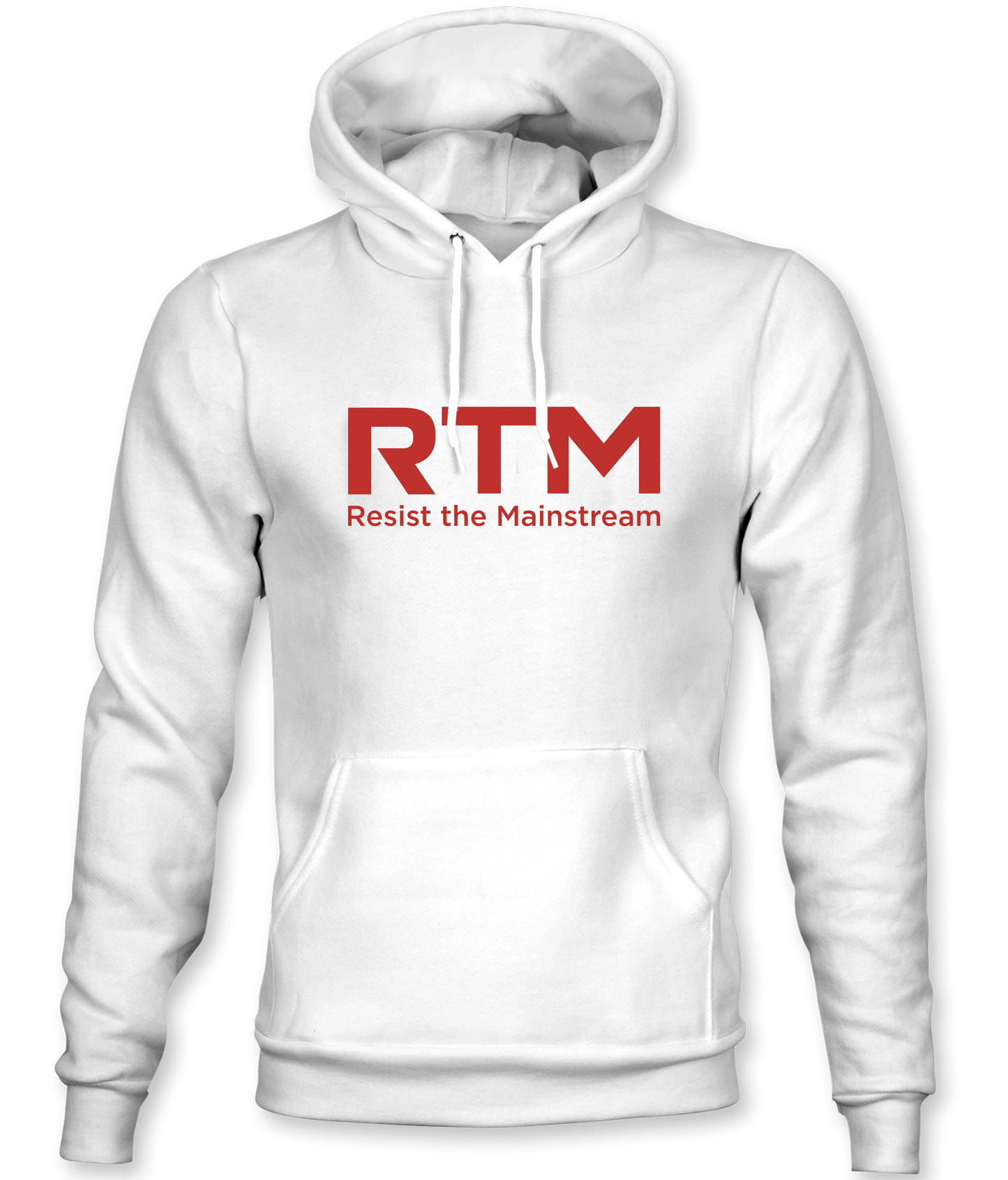 Resist the Mainstream White Hoodie