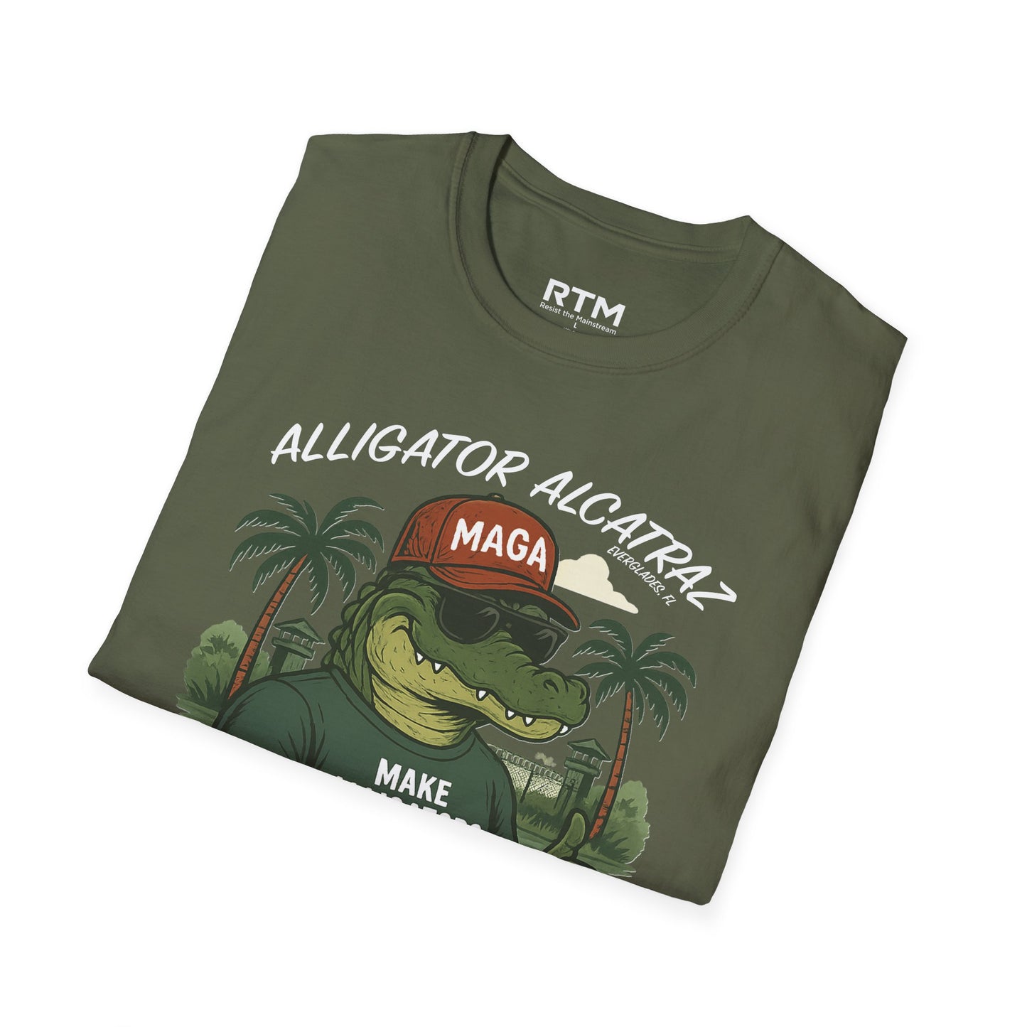 MAGA Alligator Alcatraz T-Shirt