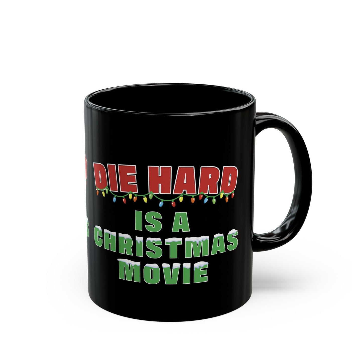 Die Hard Christmas Black Mug