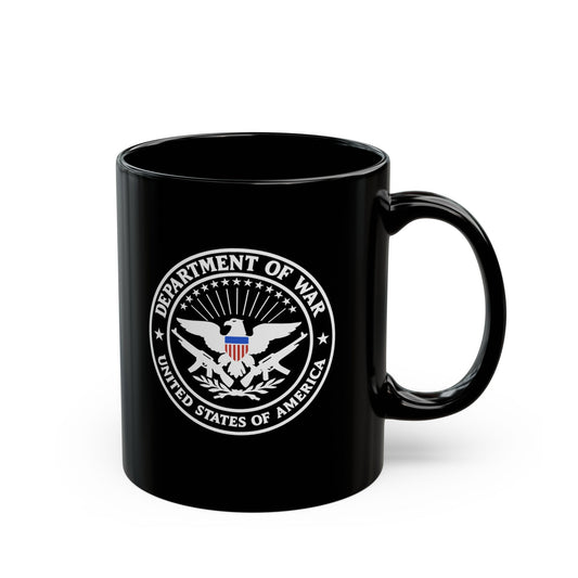 Department of War Black Mug