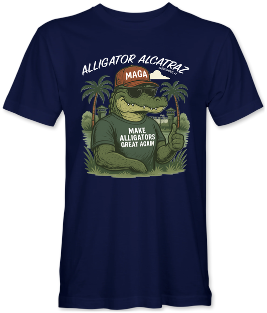 MAGA Alligator Alcatraz T-Shirt