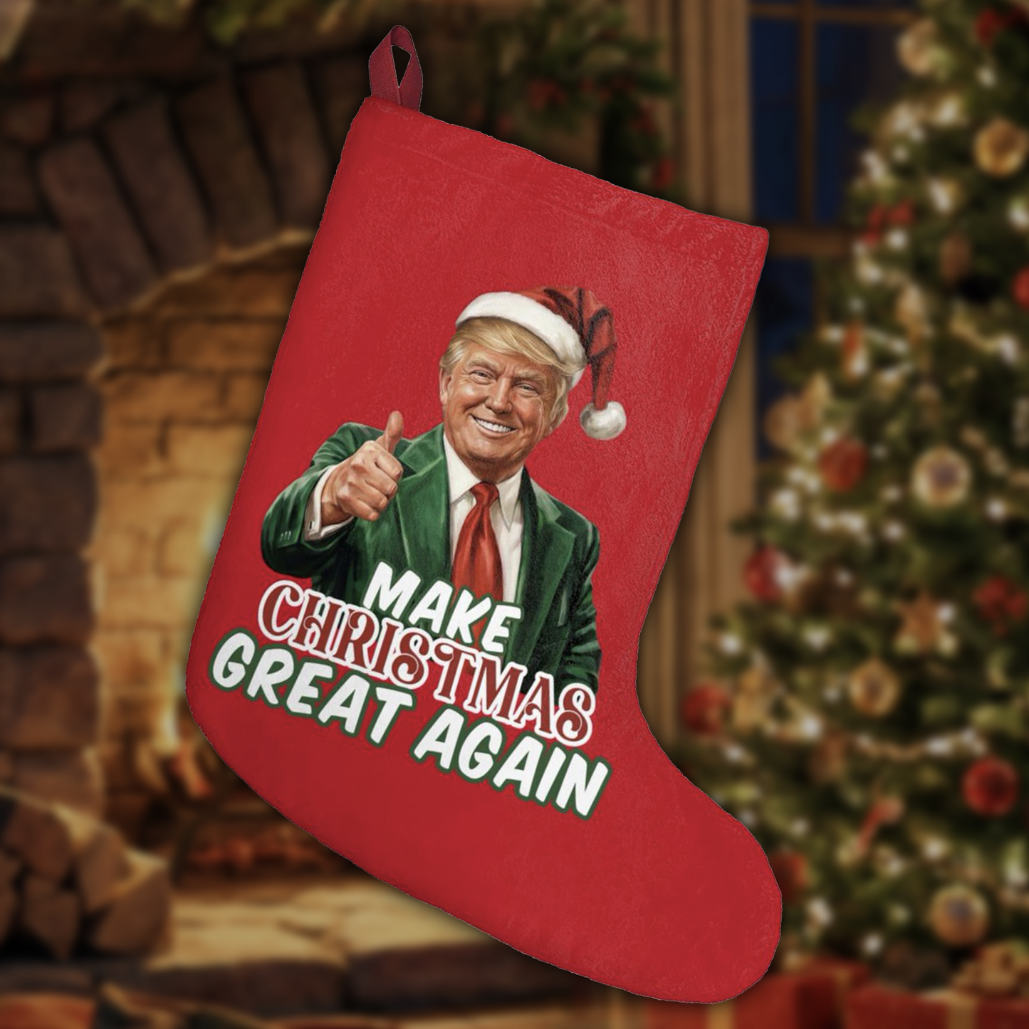 Trump Christmas Stocking