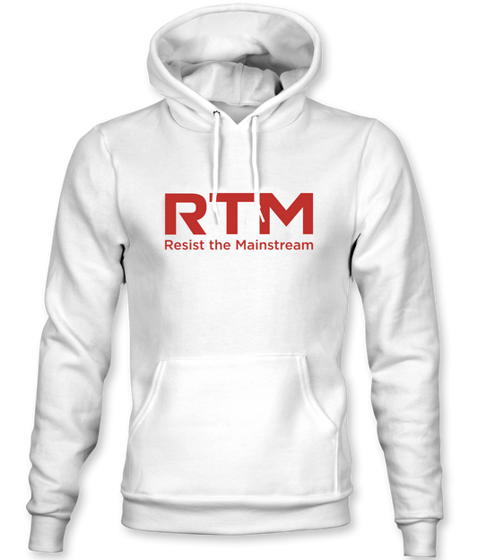Resist the Mainstream White Hoodie