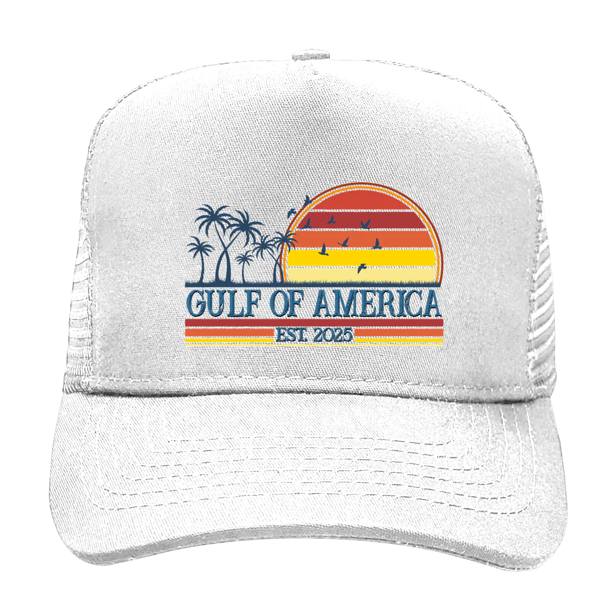 Gulf of America Sunset White Hat