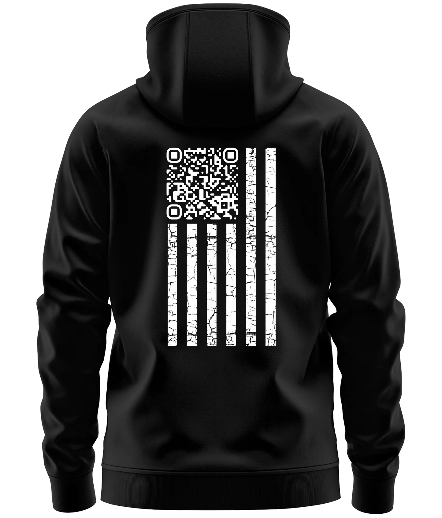 Trump Dance QR Code Black Hoodie