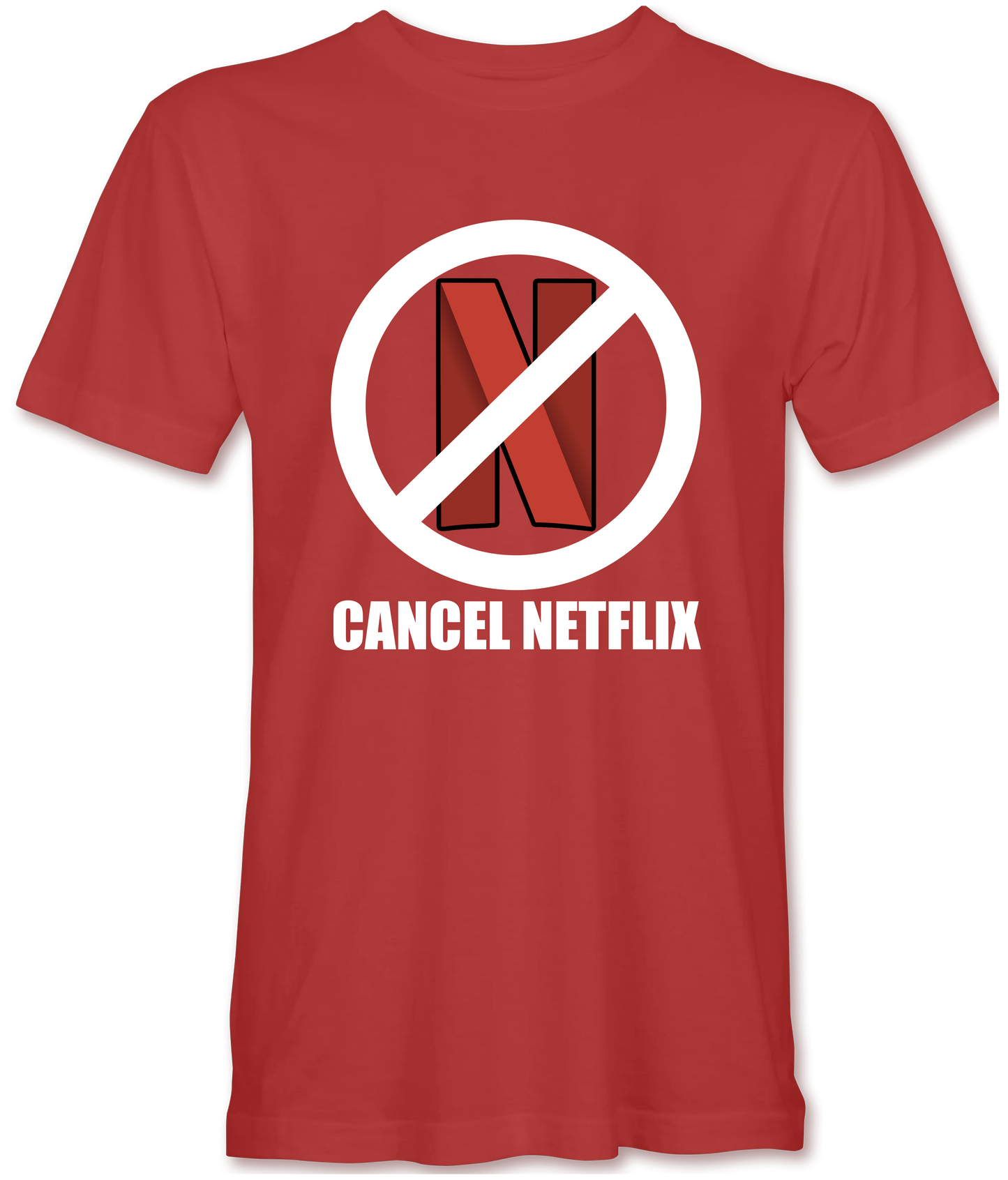 Cancel Netflix Red T-Shirt