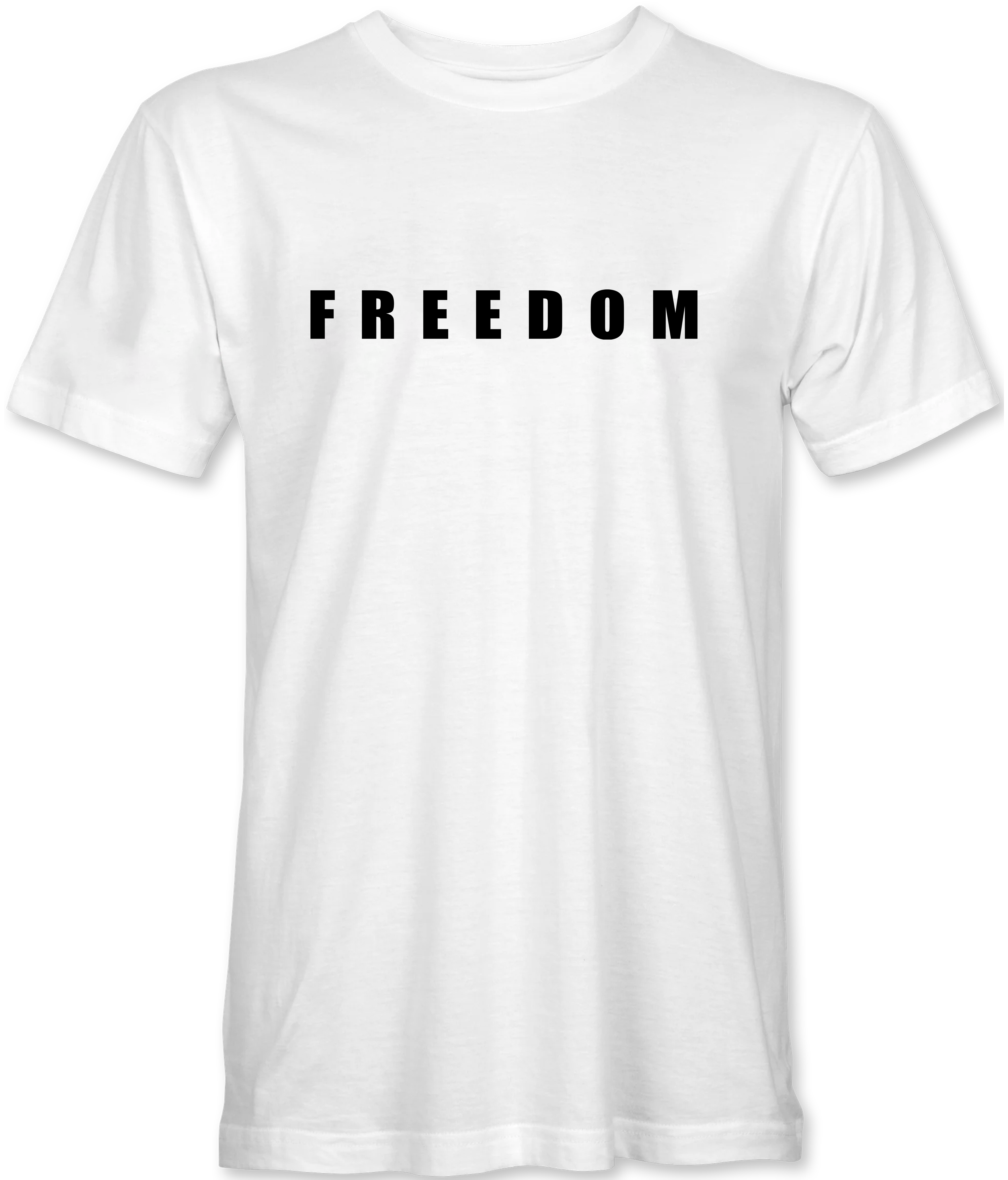 FREEDOM White T-Shirt – Resist the Mainstream Store